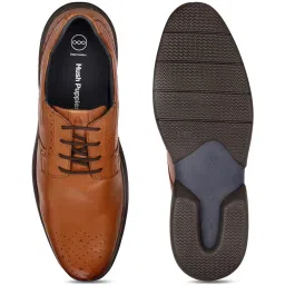 Hush Puppies by Bata Men's SAVILE Tan Derby Shoes image 3