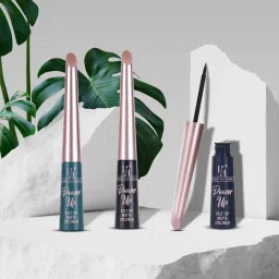 Half N Half Power Up Felt Tip Matte Eyeliner 01 Supreme Black - 4.8 gm image 3