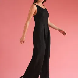 Globus Black Maxi Jumpsuit image 3