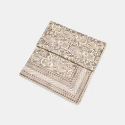 Fabindia Serene Brown Cotton Printed Table Cloth (8 Seater) image 3