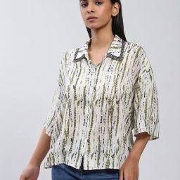 Label Ritu Kumar Grey Printed Shirt-picture-16