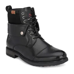 San Frissco Men's Black Casual Boots-picture-21