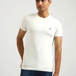 United Colors of Benetton White Slim Fit Crew T-Shirt-picture-26