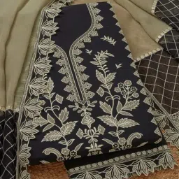 Soch Black Embroidered Unstitched Dress Material-picture-41