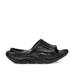 Hoka Men's U ORA RECOVERY SLIDE 3 Black Slides image 3