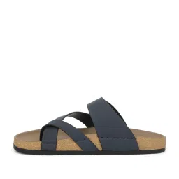 Liberty Men's Navy Blue Cross Strap Sandals image 3