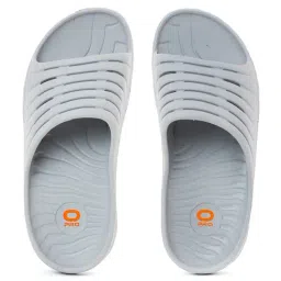 Pro by Khadims Men's Grey Slides-image-7