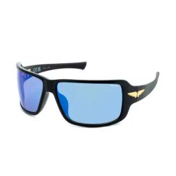 Police Blue UV Protected Rectangular Sunglasses for Men SPLN37K65Z42SG-picture-9