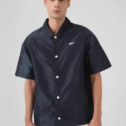 Reebok Navy Regular Fit Sports Jacket-image-22