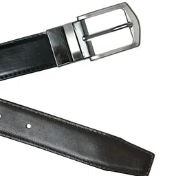 Kastner Men Black Textured Reversible Formal Belt image 3