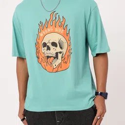 Kook N Keech Unique Side Printed Relaxed Fit T-shirt-picture-50