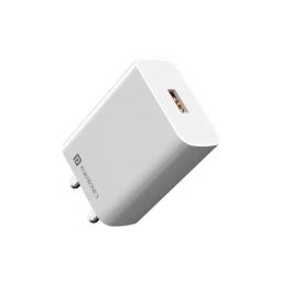Portronics One Pro 18w 3A Mach USB Fast Charging Adaptor with 1M Type C Charging Cable (White)-picture-28