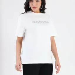 MADAME White Graphic T-Shirt image 3
