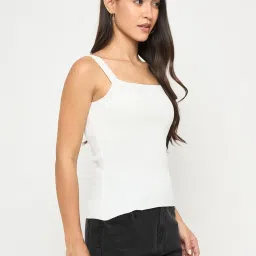 MADAME White Self Design Top image 3