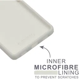 Sprig Liquid Silicone Back Cover for GOOGLE PIXEL 6A (White) image 3