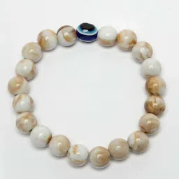 NVR Marble Evil Eye Adjustable Bracelet for Unisex image 3