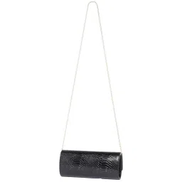 Forever New Black PU Clutch image 3