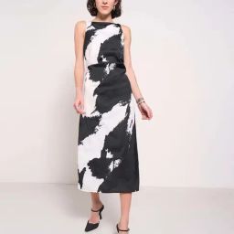 Annabelle by Pantaloons Black Printed Casual Dress-picture-45