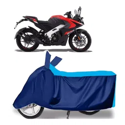 Auto Pearl Two Wheeler Cover for Bajaj Pulsar RS200 BS6 - Cyan, Blue-picture-34