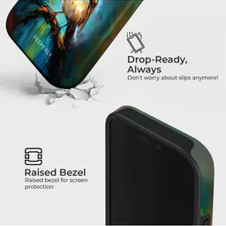 PEEPERLY Women Blue Tit Printed Impact Resistant iPhone 13 Pro Crystal Back Case image 3