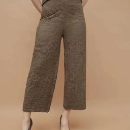 Code By Lifestyle Medium Brown Regular Fit Trousers-picture-6