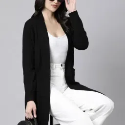 SHOWOFF Black Long Shrug-image-16