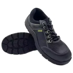 JAMA Steel Toe Safety Shoes Low Ankle PU Sole Black Leather Size UK 10, 82410-JB009-10-picture-14