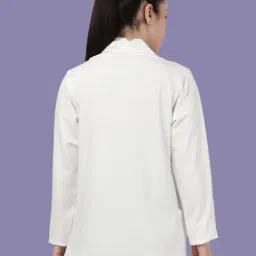 Kryptic Dark Brown and Off White Cotton Solid Open Front Shrug with Pockets, Pack of 2 image 2