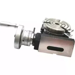 Buyohlic International Horizontal Vertical Rotary Table with 110 mm Diameter and 3 Slots for Milling Machine, N2-TBPZ-C3RM image 3