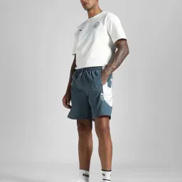 Puma Grey Regular Fit Printed Sports Shorts image 5