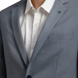 Louis Philippe Grey Slim Fit Blazer image 4