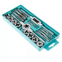ATOZSHOP11 Metric Tap and Die Set M3–M12 Size Range High Quality C45 Carbon Steel (Set of 20 Pcs)-picture-24