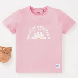 Ed-a-Mamma Kids Pink Printed T-Shirt-image-52