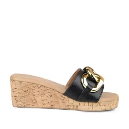 Design Crew Women's Black Casual Wedges-picture-19