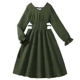 StyleCast x Revolte Fit & Flare Maxi Dress-picture-8