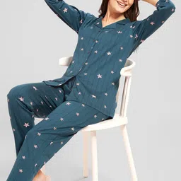 AV2 Women Printed Pure Cotton Night suit-image-59