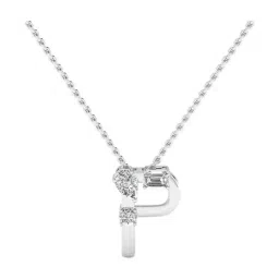 SHINE ETERNAL Lab Grown Diamond 18k (750) White Gold Pendant for Women-picture-12