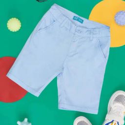 YU by Pantaloons Kids Blue Regular Fit Shorts-picture-49