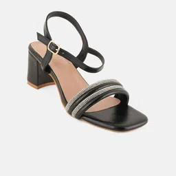 Lavie Women Embellished Party Block Sandals image 4