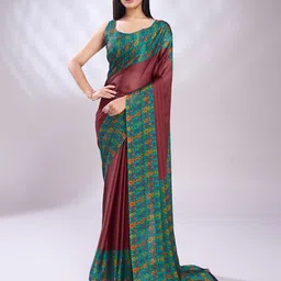 KALINI Ethnic Motifs Printed Pure Silk Saree-image-32
