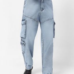 Urbano Fashion Men Loose Relaxed Fit Heavy Fade Jeans-picture-24