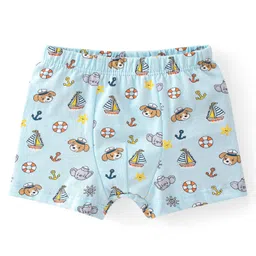 Babyhug 100% Cotton Knit Striped & Trunk Pack of 3 - Multicolour image 2