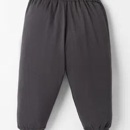 Taeko Single Jersey Knit Full Length Lounge Pant With Rock N Roll Print - Charcoal Grey image 2