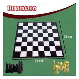 FunBlast Foldable Chess Board Game  Multicolor image 3
