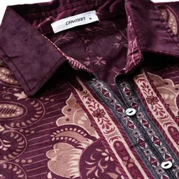 Cayman Printed Sequined Velvet Co-Ords image 2