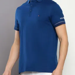 Tommy Hilfiger Deep Indigo Regular Fit Polo T-Shirt image 3