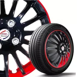 Auto Pearl RS03 Press Type Wheel Cover with Retention Ring For Maruti Alto 800 LXI (Pack of 4 Pcs) image 2