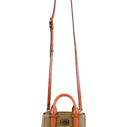Hie Elegant Olive Textured Medium Sling Handbag-image-34