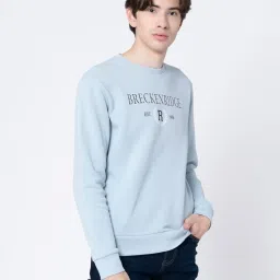 Red Tape Blue Regular Fit Graphic Sweatshirt image 3