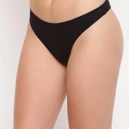 BASIICS by La Intimo Black Thong image 3